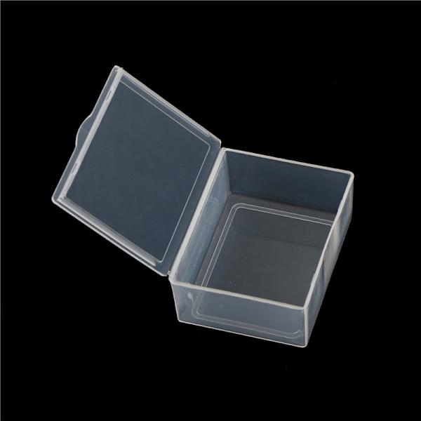Praktisk mini smykkeorganiser Transparent plastiknavnekort