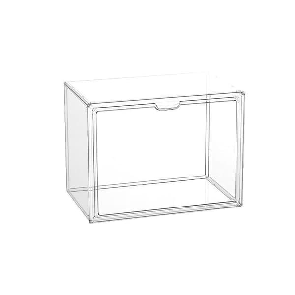 Transparent Akryl Skrivbordsvitrin - Dammtät Stor C S