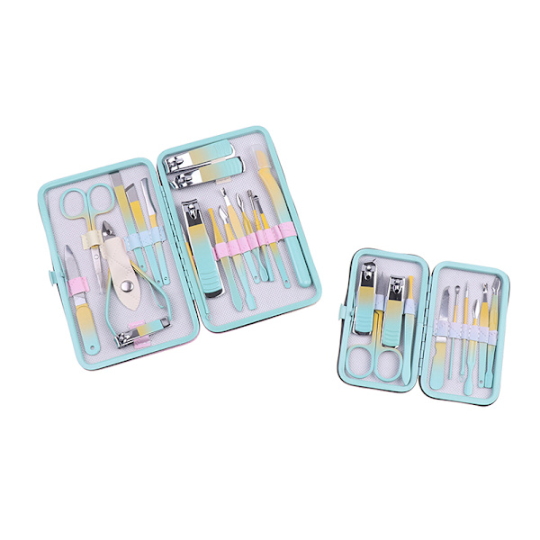 10/12/18 st Nagelklippare i rostfritt stål Set Manikyrverktyg Wi 10PCS