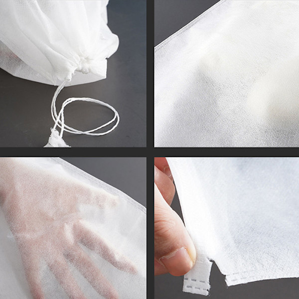 10st/ Set Skodammskydd Non-Woven Dammtät Dragsko Klar 24x38cm