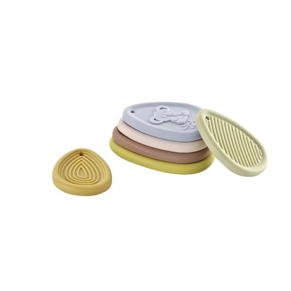 Fidget Leker Voksne Sensorisk Silikonstein 6-pakning Teksturert For 6PCS