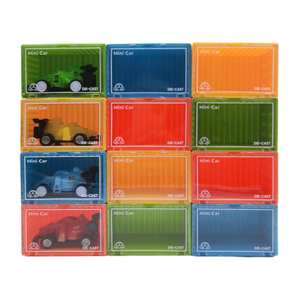 1/64 Diecast Model Car Color Display Box Opbevaringsboks til MiniGT