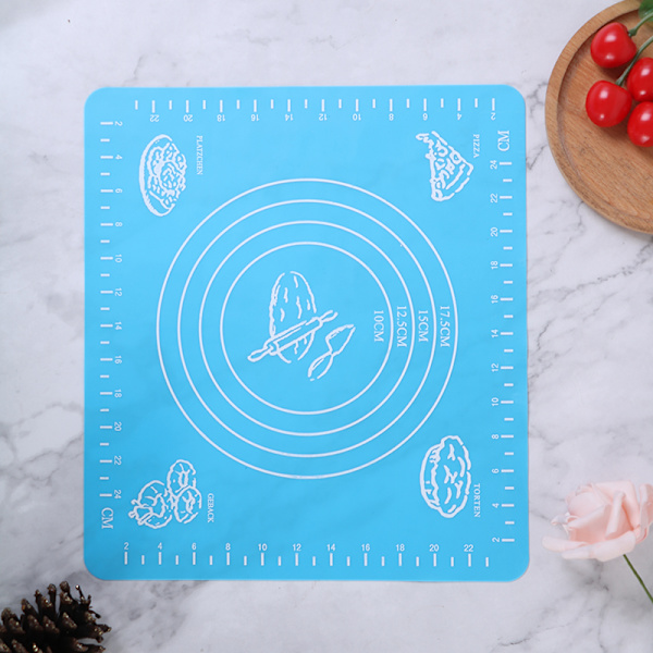 26*29 cm silikon non-stick matta Rolling Dough Liner Pad Bakverk C Blue