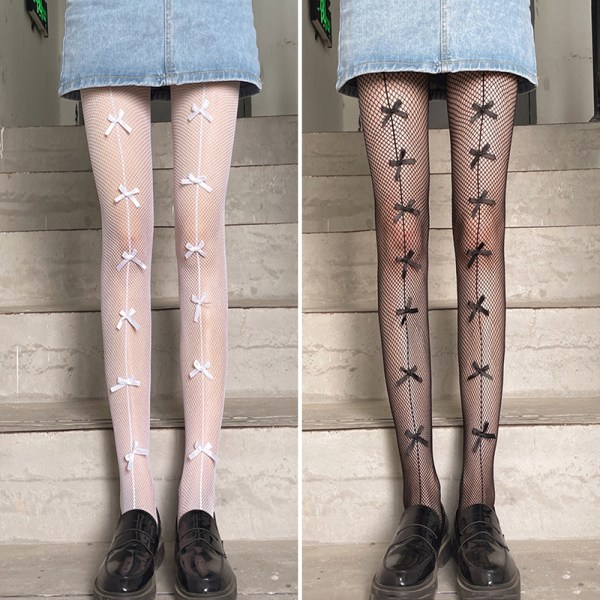 Gothic Japan Style Kvinne Tights Sexy Mesh Fishnet Strømpebukse Lol A1