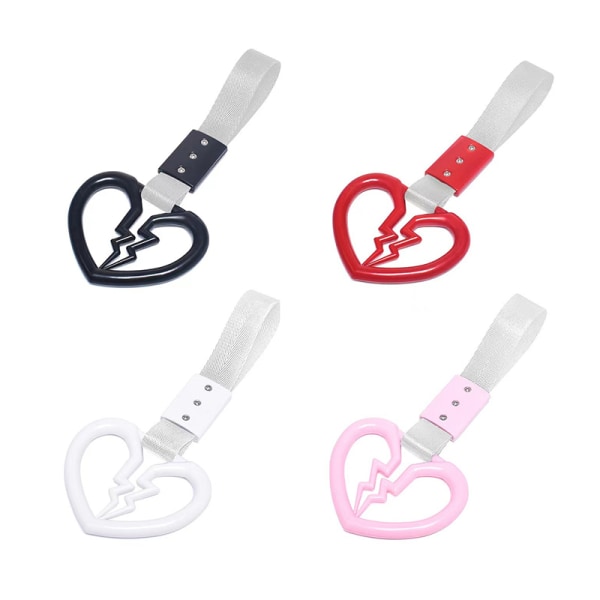 e Broken Heart Formed Car Anti-Static Strap Dekorativ Varning A5