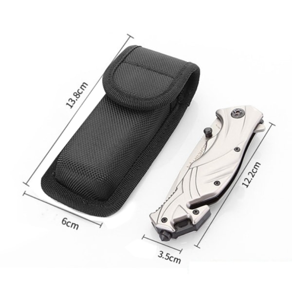 1 stk Nylon Skede Fold Værktøj Lommelygte Bælte Loop Case Holder Ba