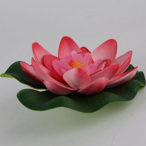 Hotsale DIY artificiellt vatten Lotus Floating Flower Fish Tank SP Red