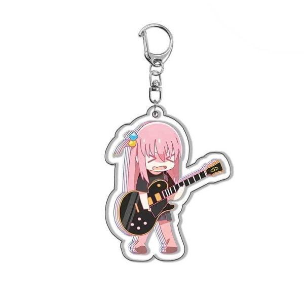 Bocchi The Rock Gotou Hitori Anime Akryl nøglering Nøglering Col 08