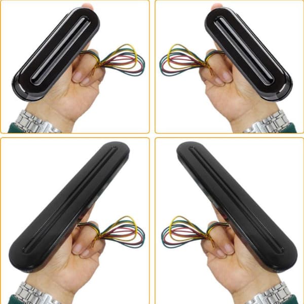 2 stk LED bakbremselys LED 12V 24V Bilbaklys Lastebilblinklys A1