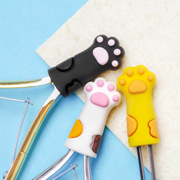 Nipper Cover Skyddshylsa Nagel Pedikyr Tool Cat Paw Dead White