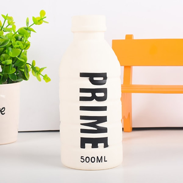 Anti-stress Prime Drink Flaska Relief Toy Mjuk fylld Latte C White