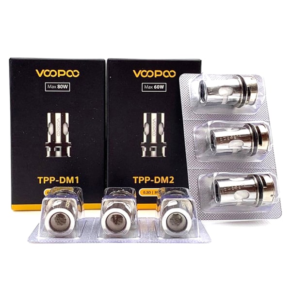 3 stk TPP Mesh Coil DM1 DM2 Coil 0,15ohm 0,2ohm Hodeforstøvning 0.2Ω