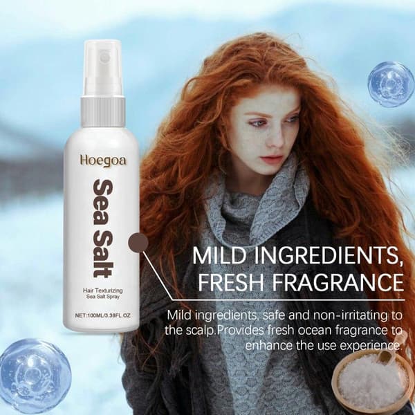 Havsalt Tørshampoo Spray Langvarig Hårteksturizer Til Hår