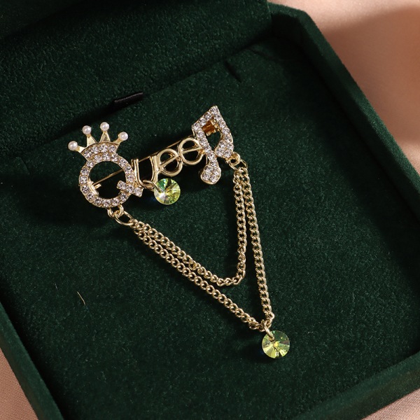 Mode Queen Brosch För Kvinnor Lyx Rhinestones Kläder Acce