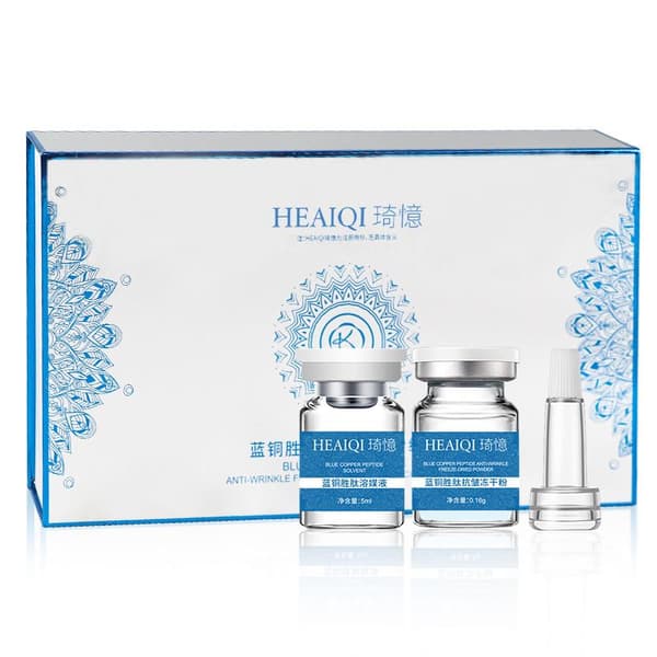 1/5 par høj renhed 98% blå kobberpeptid ansigts anti-aging A3