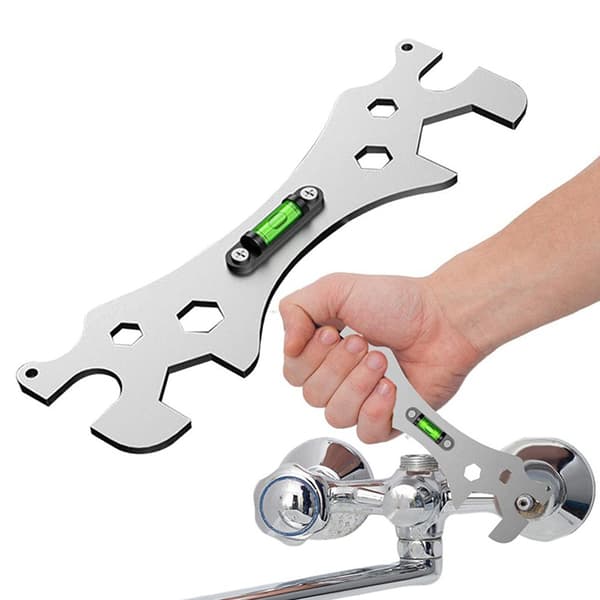 Multifunksjonell Bend Angle Leveling dusjkran Universal