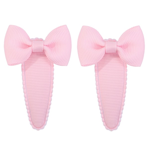 2kpl Solid Color Sweet Bows -hiusklipsi lapsille Käsintehty hyytymä A5