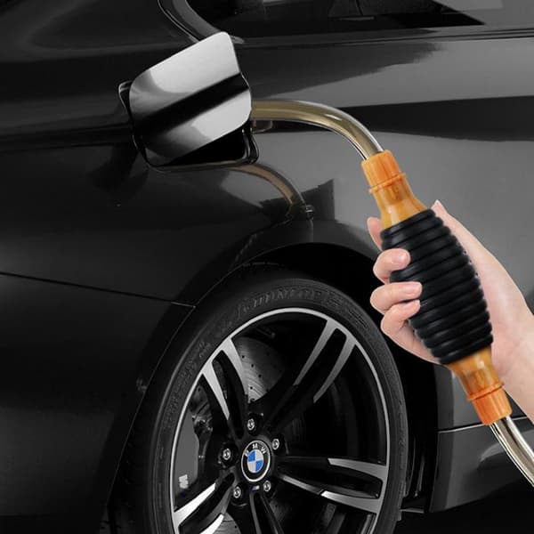 Bil Manuell Handpump Bränslevätskeöverföringspump Rör Sugolja 1