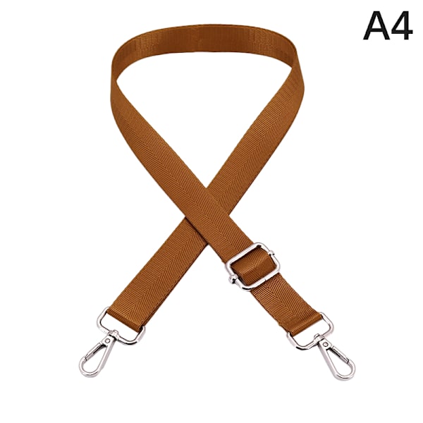 Skuldertaske strop Mode bred erstatning nylon strop til taske A4