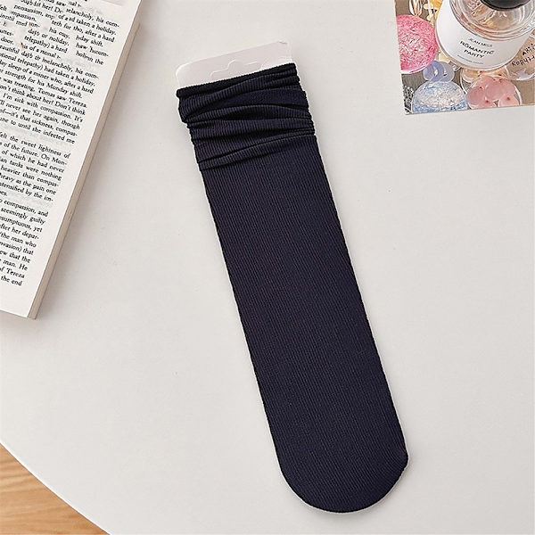 1 Par Kvinnor Flickor Sommar Tunna Nylon Mode Mjuk andningsförmåga Black