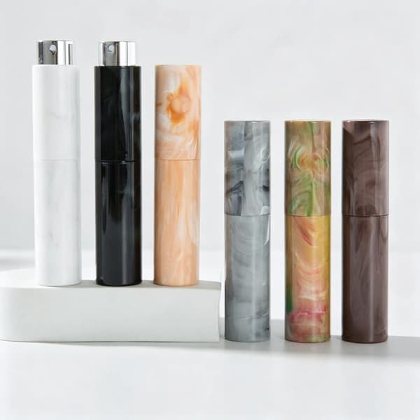 10 ml marmoreret mønster Twist parfume forstøver lækagesikker flere C A3