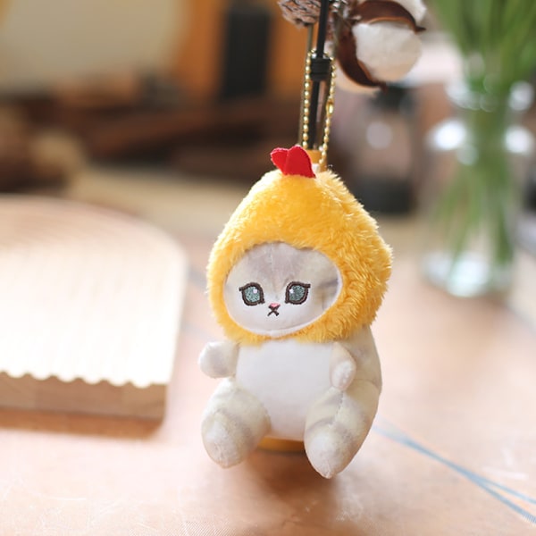 e Shark Cat Fried Cat Plysj Doll Pendant Doll Beautiful Room Ba A4