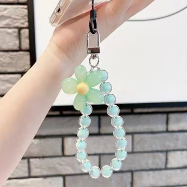 1 st aron-färgad Crystal Bead String Fashion Mobiltelefon Lanya A5