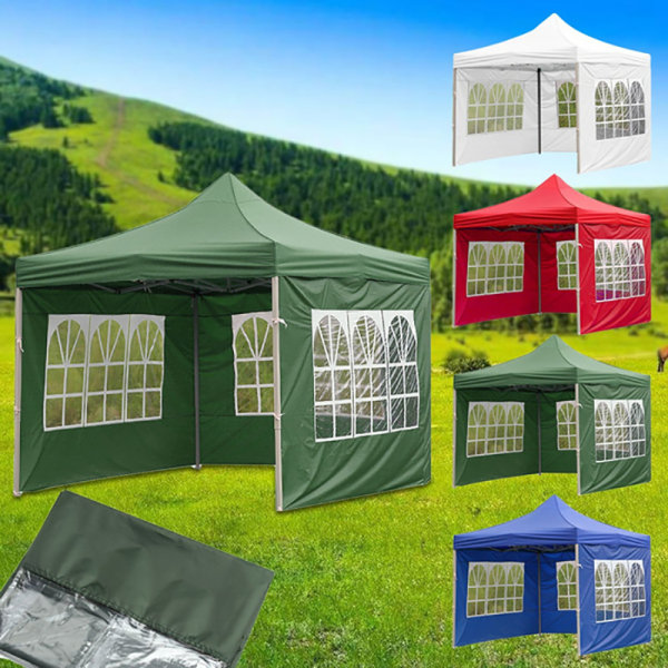 Udendørs fest regntætte Oxford stoftelte Garden Shade Top Ten Army green Translucent 3x2m