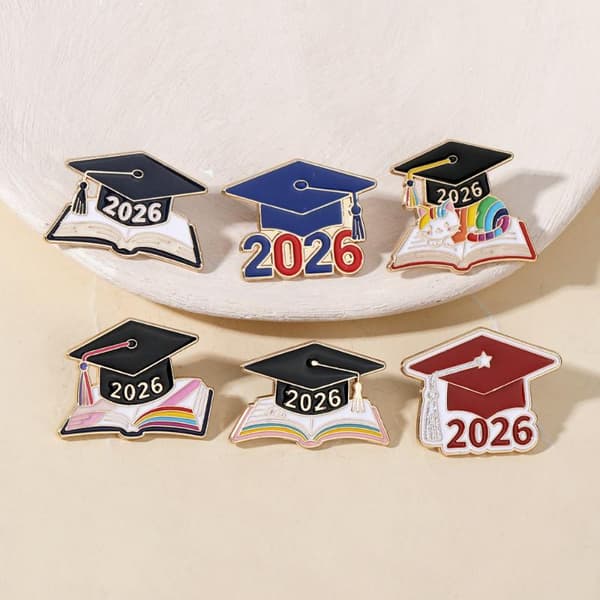 2026 Examenssouvenir Brosch Studentmössa Bokmärke Mode A10