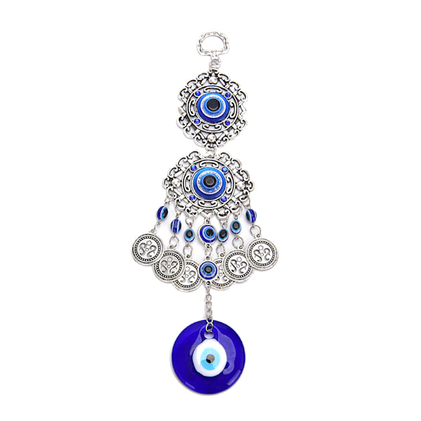 Wind Chimes Tyrkiet Evil Eye vedhæng Round