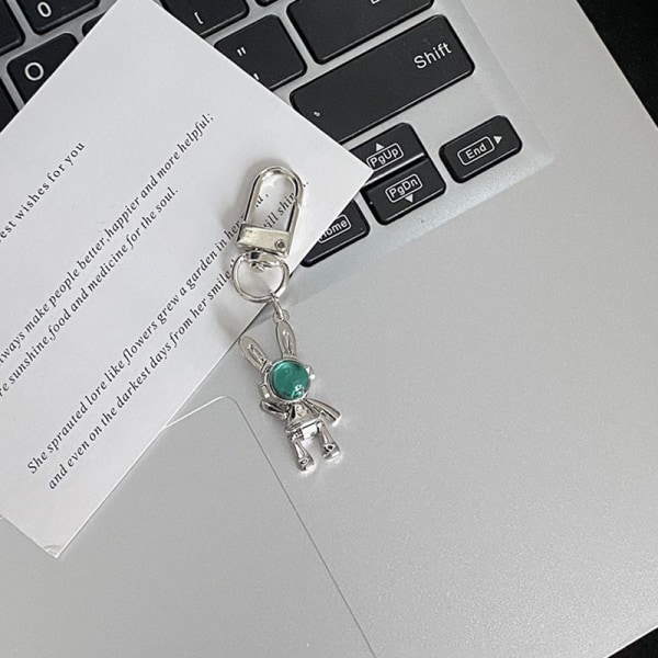Cross Keychain Creative pyörivä reppuriipus Silver-A6