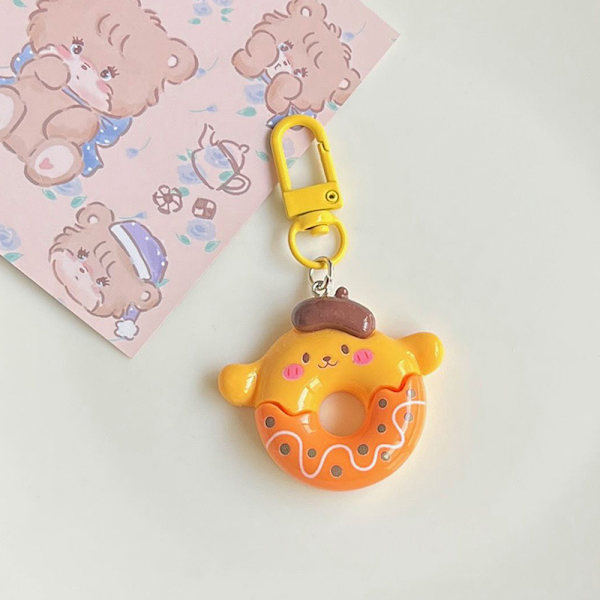 Sarjakuva Donut Sanrio Avaimenperälaukkutarvikkeet Naisten Tytöille K Yellow