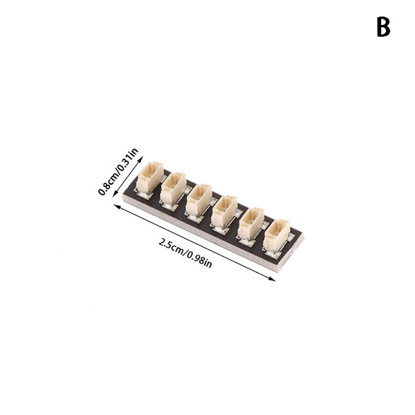 0,8 MM 2/6/8/12-stifts miniuttag för LED-ljussats Kompatibel Wi B