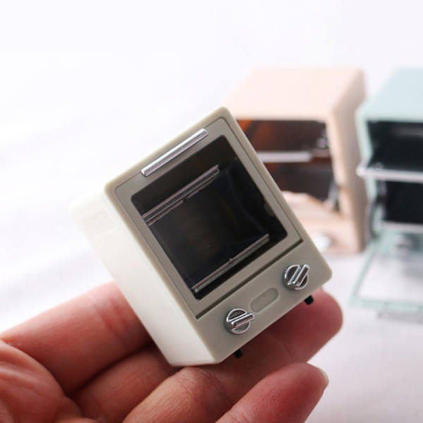 Dockskåp Kök Elektrisk Ugn Mikrovågsugn Ingångar Miniatyr P White