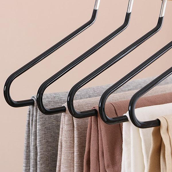 Metal Open-end Non-Slip Slacks Byxhängare Byxhängare Org Gray