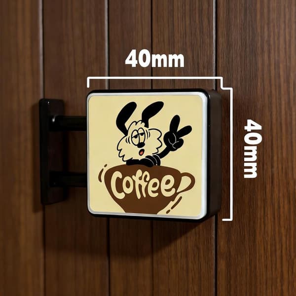 Mini lysboks kjøleskapsmagnet kaffe turisme suvenir magnetisk lys A3