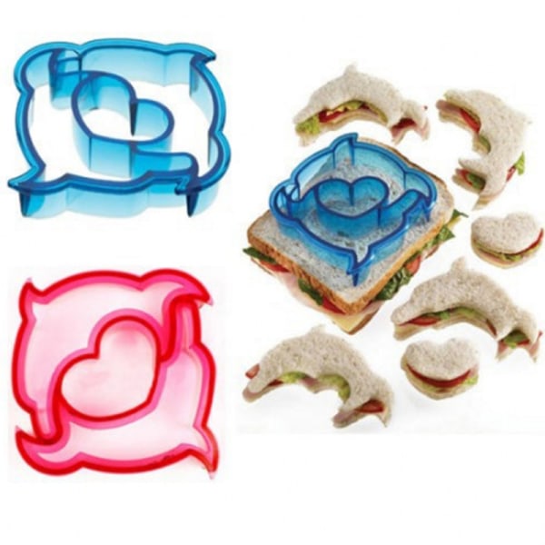 Mould för DIY Creative e Shape Sandwich Toast Cookie Plas I