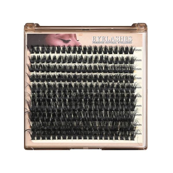 Vipper Kluster Kit 50D-100D Individuelle Vippeextensions 8-25 D 80D