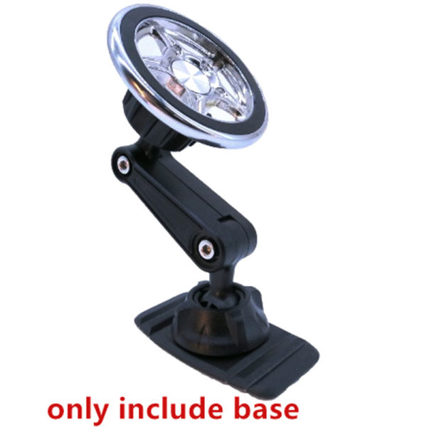 17 mm kuglehoved bil Dashboard Sticker Base 360 ​​graders rotation C Black