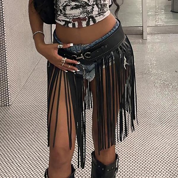 2023 Luxury Design Maikun Punk Goth -vyöt naisille Black S