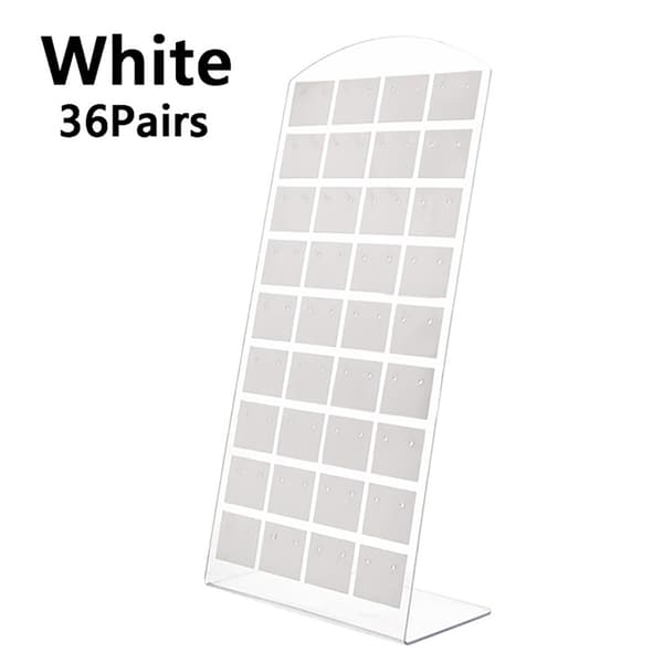 48/72 huller kreative smykker øreringe Studs Display Rack Black 13X8.8cm