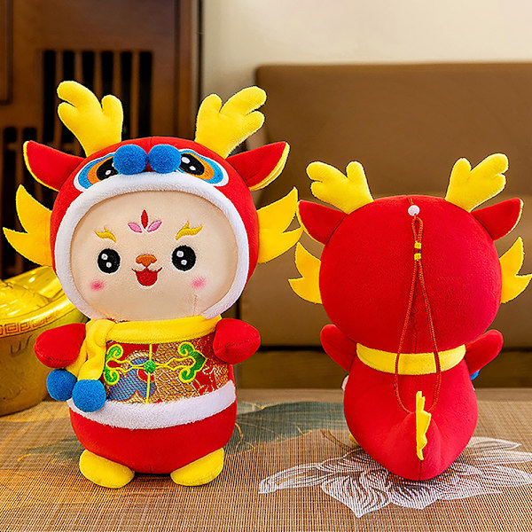 12cm Special New Year Of The Dragon Zodiac pehmolelu Hot