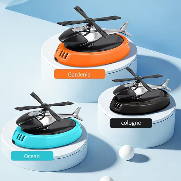 Solar Bil Luftfrisker Parfume Helikopter Indretning Interiør Indretning Orange
