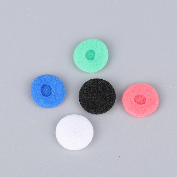 20st öronkuddar för hörlurar Skum 18mm svamp Bluetooth Blue