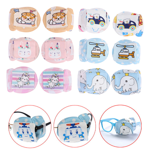 1kpl Cartoon Cotton Single Eye Mask Eye Mask Lazy Eye Patch Chil A/right eye