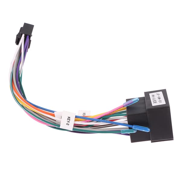 Bilstereoradio 16-pins ISO-kabeladapter Universalkontakt