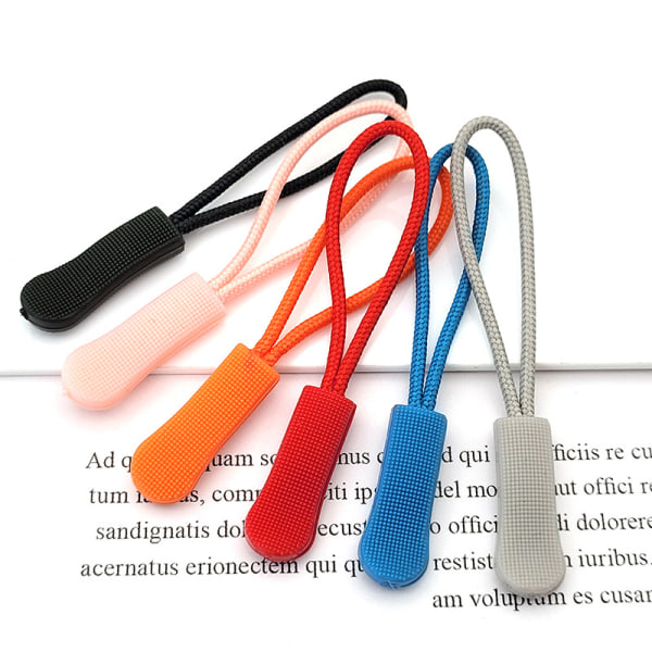 Ny 10 stk Glidelåstrekker End Fit Rope Tag Replacement Clip A18