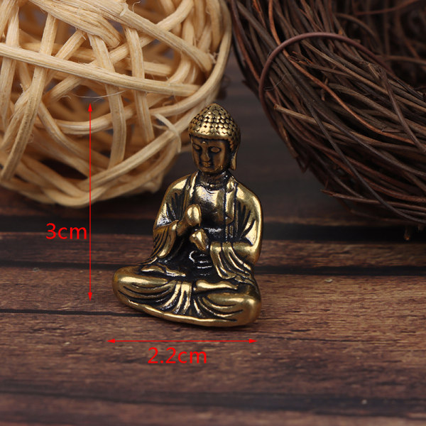 Maitreya Buddha Satue Moss Garden Home Decor Crafs Miniature Bo