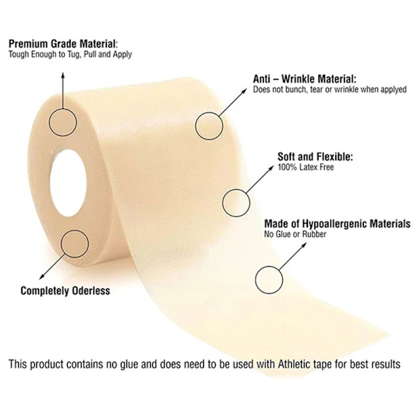 Atletisk svamp Pre Wrap Tape Racket Grip Primer Film Svette Ab A7