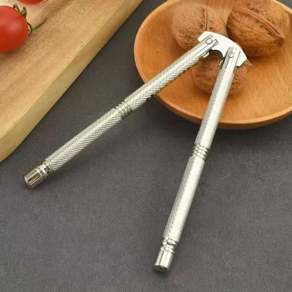Valnøddeknækker Rustfrit Stål Hurtig Knæk Nøddeknækker Effektiv 1pc with 2 Needles